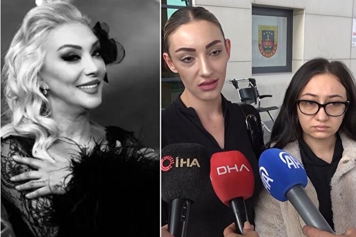 Şarkıcı Güllü'nün ölümüyle ilgili kızı Tuğyan Ülkem Gülter ve diğer şüpheliler adliyeye sevk edildi