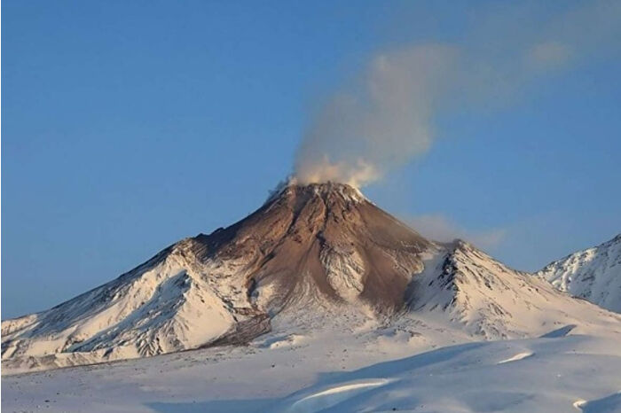 69 yıl önce zirvesini kaybeden Bezymianny Yanardağı yeniden oluştu