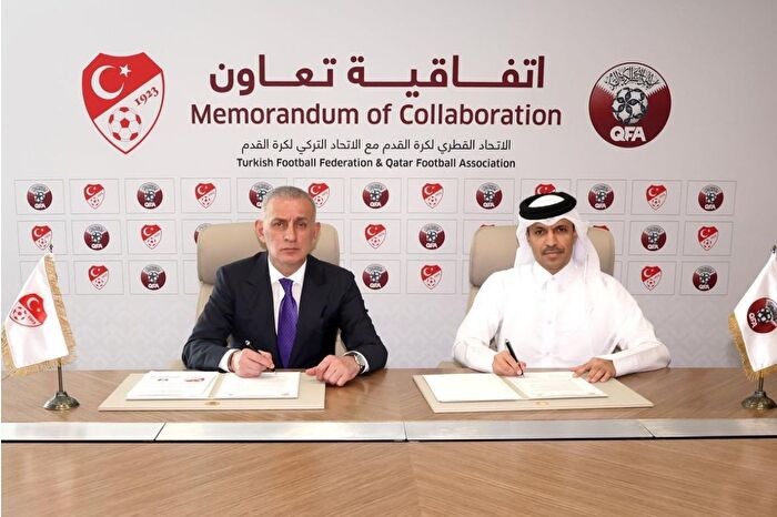 TFF, Katar Futbol Federasyonu ile iş birliği anlaşması imzaladı