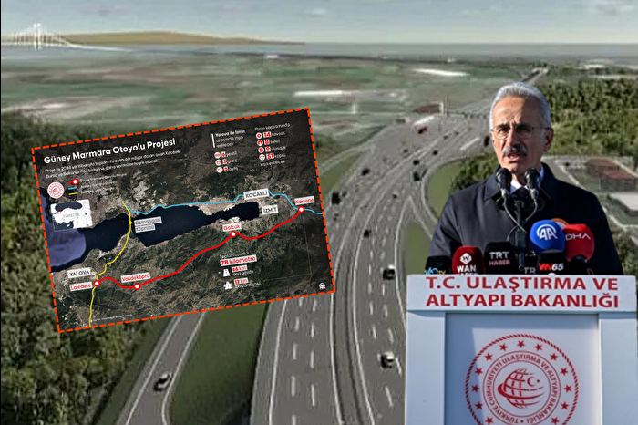 Güney Marmara Otoyolu ile Türkiye’nin sanayi omurgasını oluşturan üç büyük üretim kenti aynı hat üzerinde buluşacak