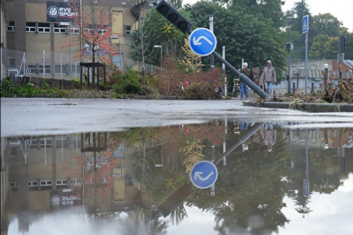Fransa'nın güneyinde şiddetli yağışlar nedeniyle turuncu alarm verildi