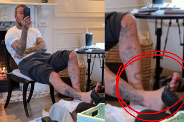 Victoria Beckham paylaştı, David Beckham’ın evde müzik eşliğinde pedikür yaptırdığı anlar dikkat çekti