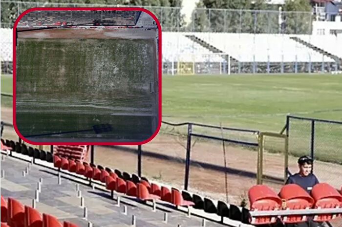 Fethiye tekvücut oldu Galatasaray karşılaşması için portatif tribün kuruldu