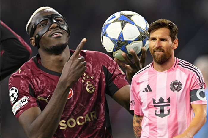 Victor Osimhen 2025 yılında 46 gole ulaşarak Messi’yi maç sayısında geride bıraktı