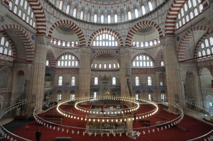 Bugüne kadarki en kapsamlı restorasyon sona erdi; Selimiye Camisi tüm görkemiyle Ramazan'a hazır