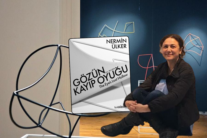 Ameliyathaneden galeriye; ünlü sanatçı Nermin Ülker'den kayıp gözün oyuğu sergisi