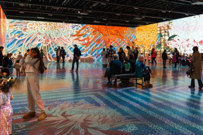 İstanbul’da sakura zamanı Japon sanatını dijital deneyimle buluşturan sergi ziyaretçiyi yolculuğa çıkarıyor