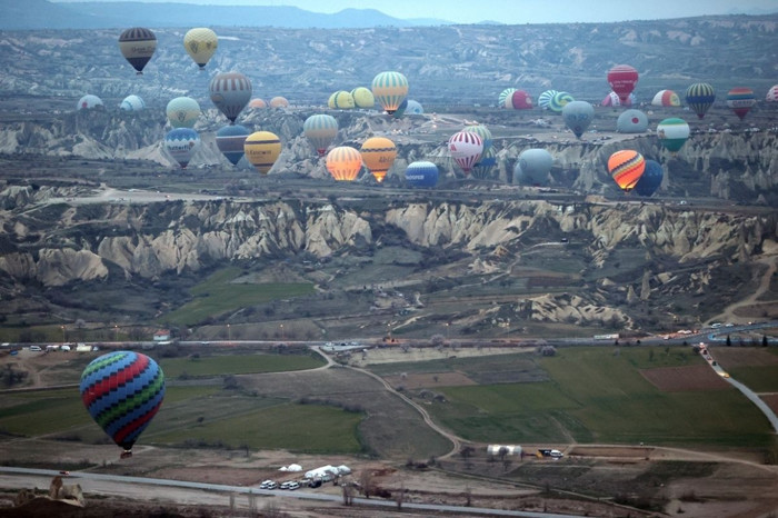 Kapadokya'nın masalsı coğrafyası film üssü oluyor