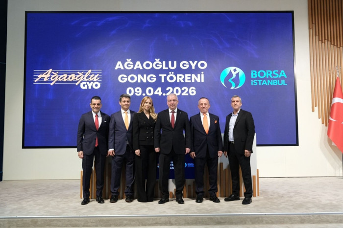 Borsa İstanbul'da gong Ağaoğlu Avrasya GYO için çaldı