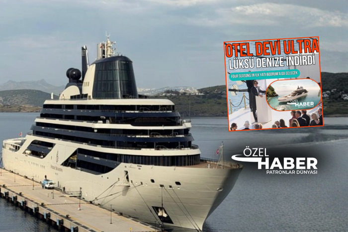 Four Seasons Hotels and Resorts’a 400 milyon euro’ya mal olan lüks yat Bodrum’a demir attı