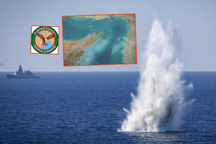 ABD Merkez Kuvvetler Komutanlığı, Hürmüz Boğazı'nda mayın temizleme görevine başladığını açıkladı