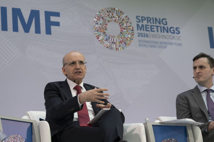 Bakan Şimşek, IMF-Dünya Bankası Bahar Toplantıları'nda Türkiye'nin kısa vadeyi aşan fırsatlara baktığını söyledi