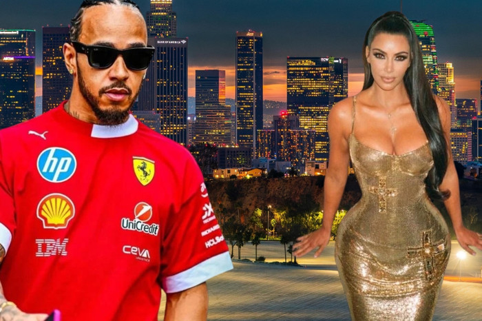 Kim Kardashian ile Lewis Hamilton Los Angeles’ta romantik akşam yemeğinde kol kola görüntülendi