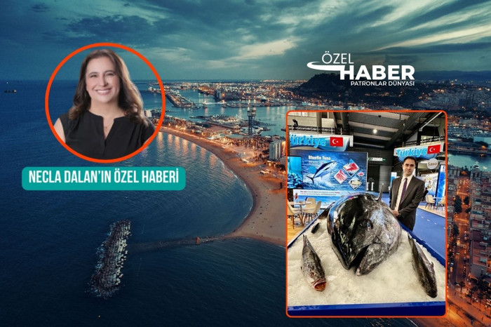 Dünyanın en büyük su ürünleri fuarında 300 kilogramlık orkinos Türkiye’nin reklamını yaptı