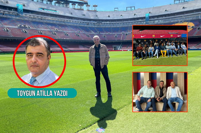 PD Genel Yayın Yönetmeni Toygun Atilla, Limak'ın Onursal Başkanı Nihat Özdemir'le El Clasico öncesi Stopify Camp Nou'yu gezdi, gurura tanıklık etti