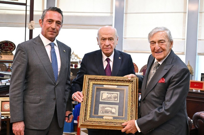 Ali Koç ve Rahmi Koç’tan 3 parti liderine ziyaret