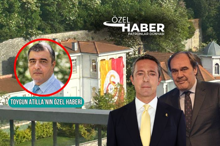 Pervaneli Köşkü'nde asılı dev Galatasaray bayrağının sırrı Fenerbahçeli ve Beşiktaşlı komşularında gizli 