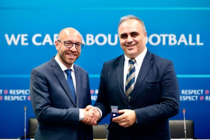 Ural Aküzüm, UEFA Gençlik ve Amatör Futbol Komitesi’nin İsviçre’nin Nyon kentindeki toplantısına katıldı