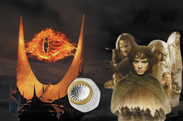 İngiliz Kraliyet Darphanesi, Yüzüklerin Efendisi temalı ve ışığa tutulunca Sauron’un Gözü’nü ortaya çıkaran özel 50 penilik madeni para bastı