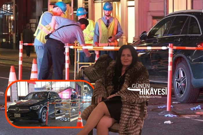New York'un ünlü Beşinci Caddesi'rdeki Cartier mağazasının önünde korkunç ölüm, Mercedes'inden inen Donike Gocaj rögara düştü öldü