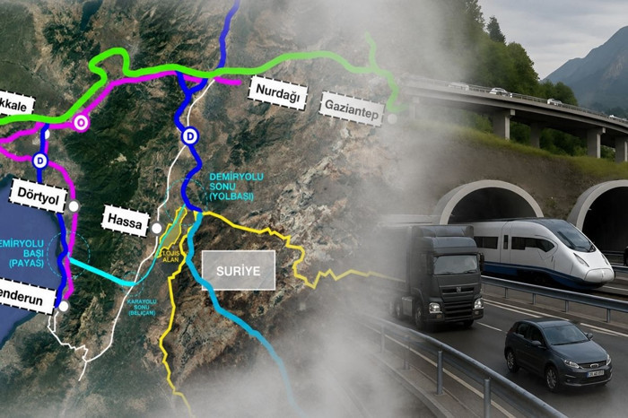 Dörtyol-Hassa Demiryolu ve Otoyolu Projesi ile Güneydoğu Anadolu İskenderun Limanı’na en kısa yoldan bağlanacak