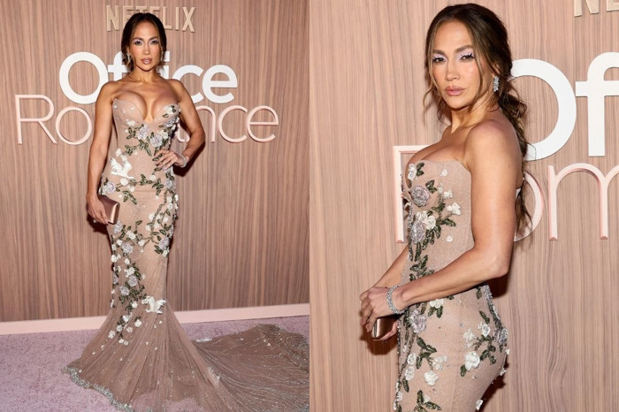 Jennifer Lopez, 'Office Romance' filminin New York galasında