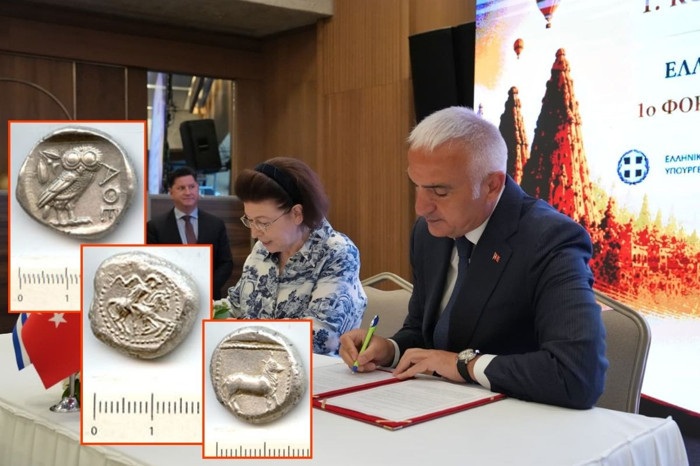 Kaçırılan tarihi eserlerin iadesinde Türkiye ile Yunanistan arasında örnek iş birliği
