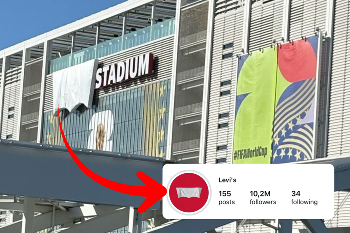 Fifa’nın stattaki logosunu kapattırdığı Levi’s bu yasağı reklam kampanyasına dönüştürdü