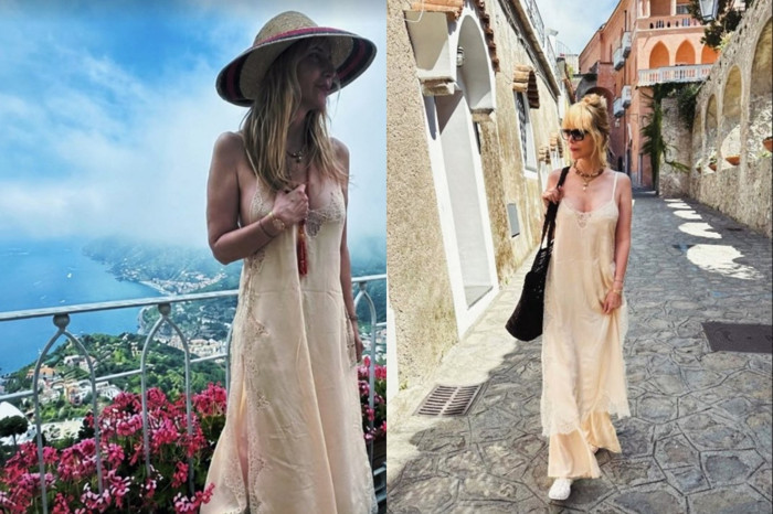 Elif Dürüst Amalfi'nin dar sokaklarında tura çıktı