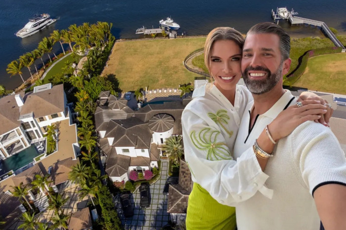 Bahamalar’daki düğünün ardından Donald Trump Jr ve Bettina Anderson Florida’da milyon dolarlık arazi satın aldı