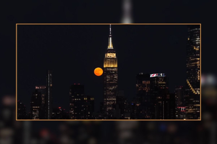 New York semalarında 'Çilek Dolunayı'