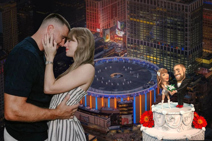 Milyarder pop yıldızı Taylor Swift ile Travis Kelce, Madison Square Garden'da yapılacak düğünden önce gizlice nikâh kıydı