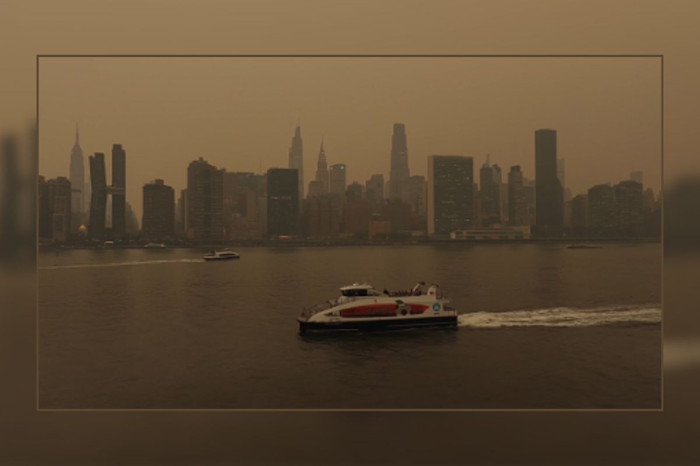 Kanada'daki orman yangınlarının dumanı New York semalarında