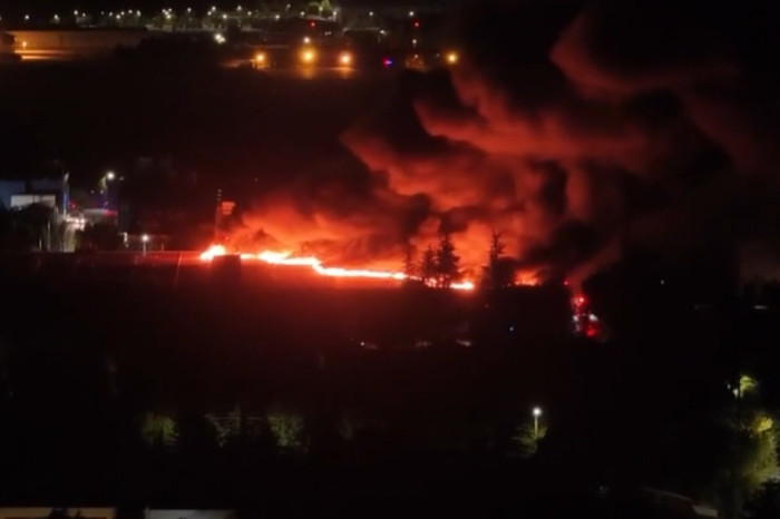 Eskişehir'deki TEI yerleşkesindeki yangın kontrol altına alındı