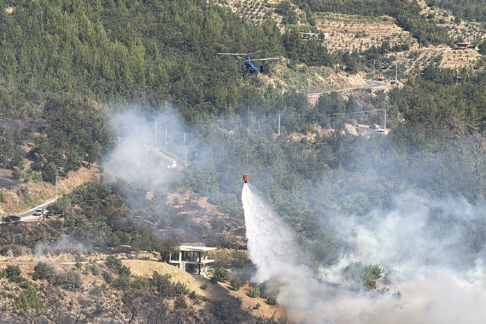 Alanya, İzmir, Erdek, Marmara Adası'nda yangın çıktı