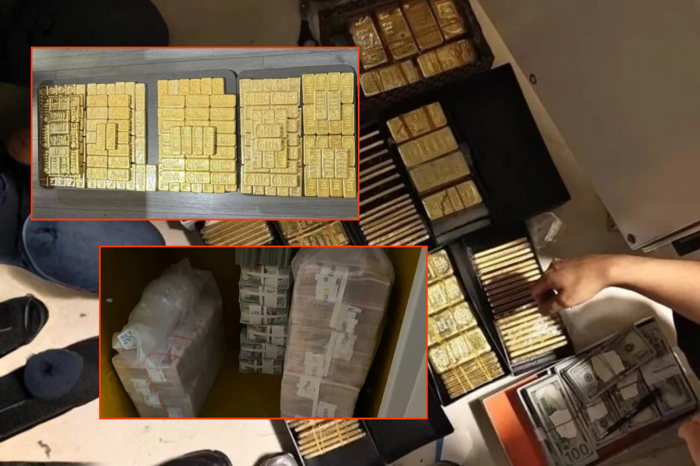 'Süleymancılar Holding' patronu Alihan Kuriş'e yönelik soruşturmada, tek bir adreste 200 kilo külçe altın ele geçirildi
