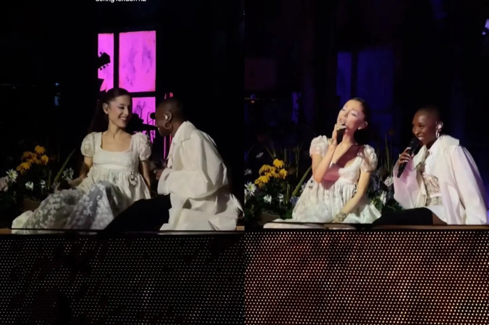 Ariana Grande ve Cynthia Erivo'dan Londra’da sürpriz