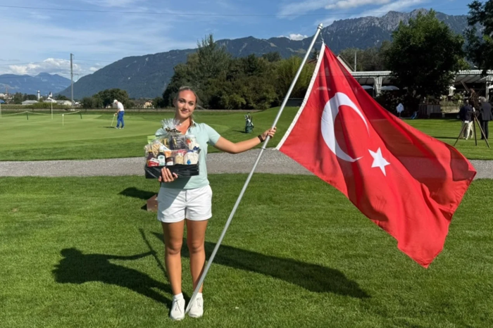 Milli golfçü Deniz Sapmaz, Lihtenştayn'daki turnuvada 2'nci oldu
