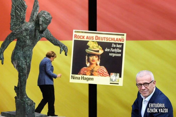 Ertuğrul Özkök, Angela Merkel'e şansölyeliği bıraktıran heykeli ve vedasında çaldığı punk şarkıyı yazdı