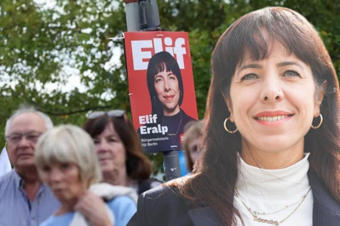 Türk kökenli hukukçu Elif Eralp Berlin Belediyesi seçimlerini açık ara önde tamamladı