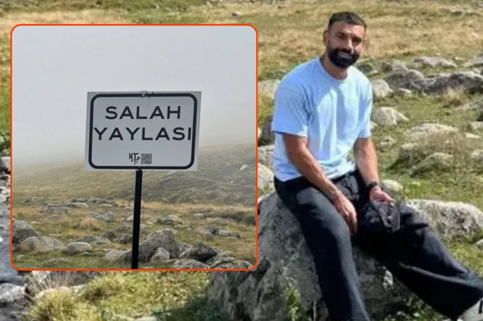 Mohamed Salah'ın fotoğrafını paylaştığı Trabzon yaylası ziyaretçi akınına uğradı bölgeye 'Salah Yaylası' tabelası asıldı