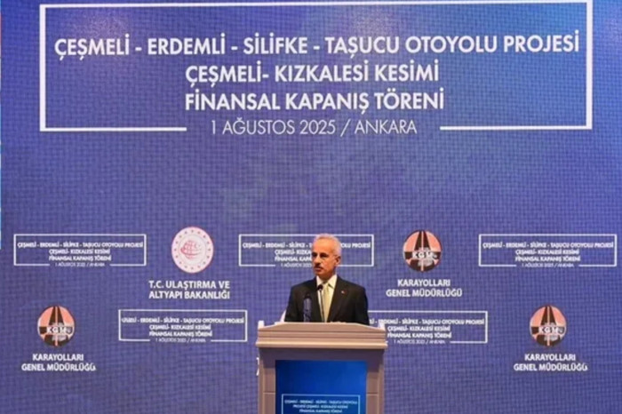 Çeşmeli - Kızkalesi Otoyolu'nda sona doğru, yol 18 dakikaya düşüyor
