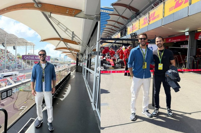 Hakan Sabancı'nın Bakü'de Formula 1 keyfi