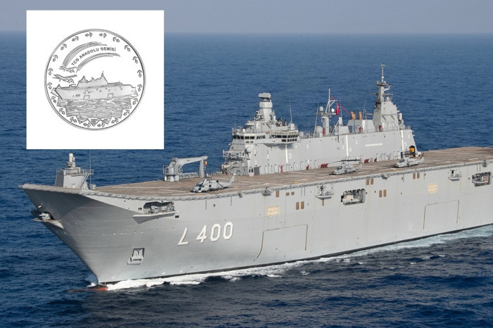 Darphane TCG Anadolu için hatıra parası bastı 3 bin adetle sınırlı tutuldu