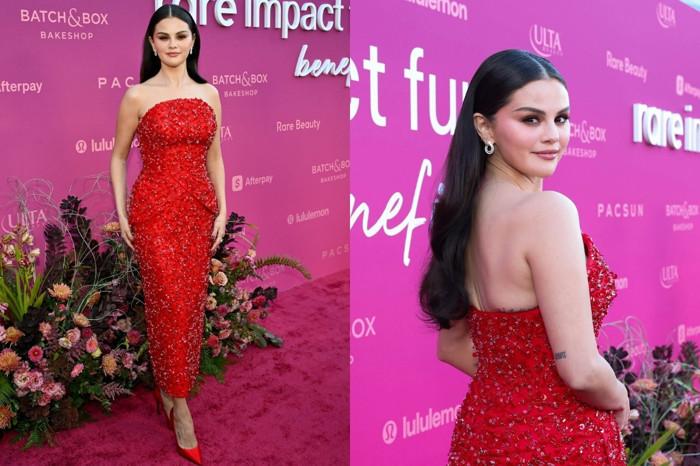 Selena Gomez Los Angeles’ta kırmızı halıda ışıldadı