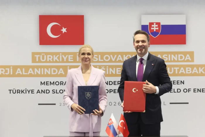 Türkiye ile Slovakya arasında enerji işbirliği mutabakatı imzalandı