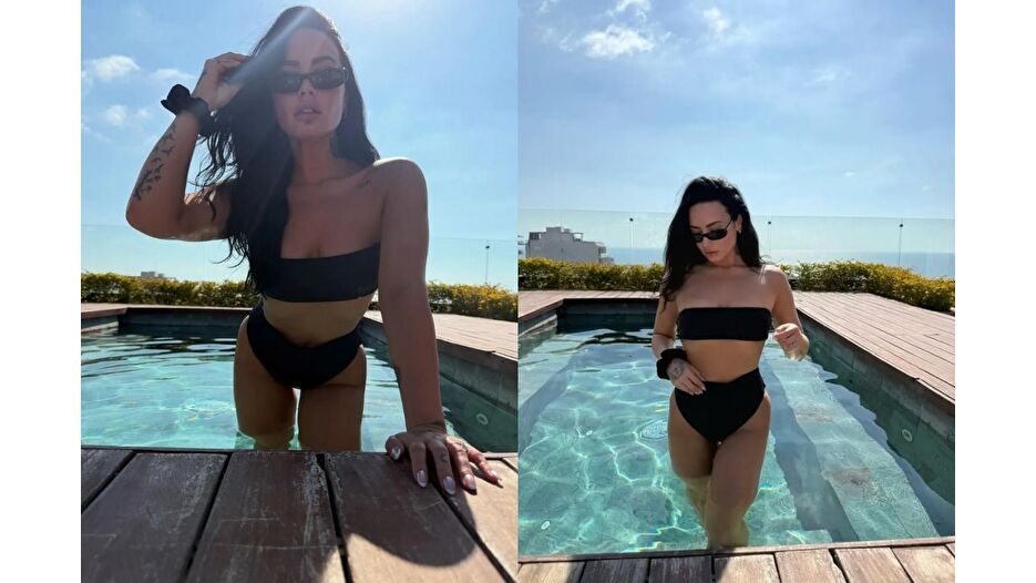 Demi Lovato siyah bikinisiyle sezonu açtı