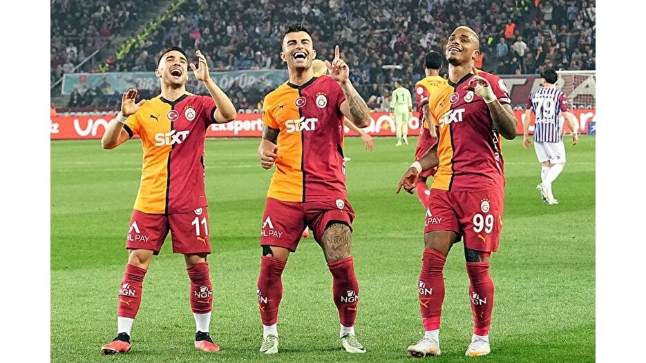 Galatasaray, Trabzonspor'u 2 golle geçti