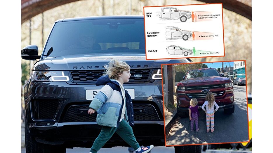 Yükselen SUV'larda çocuk tehlikesi