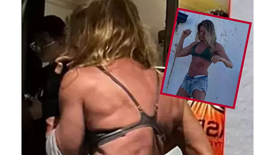 62'lik Biricik Suden'in kasları olay oldu